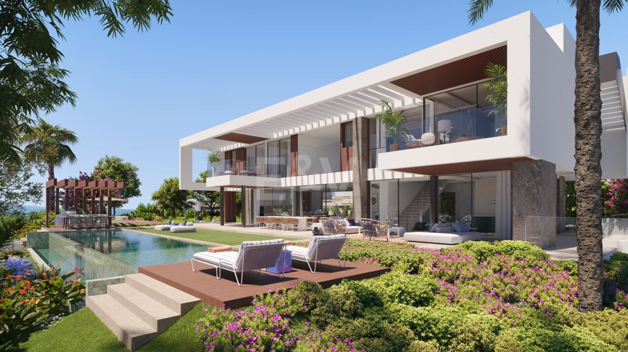 Innovador proyecto de villas dentro de un oasis seguro en la mejor zona de Nueva Andalucía