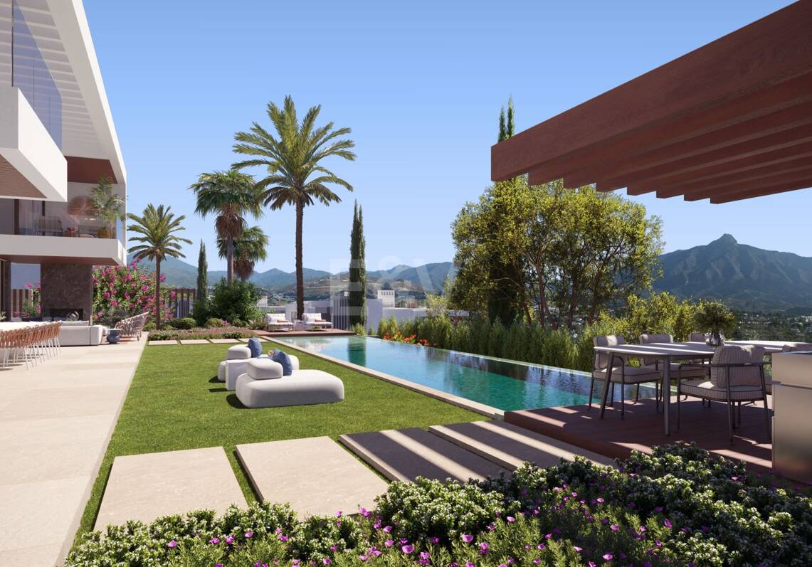 The Avenue, Innovative Villas Project within a Secure Oasis in the Best Area of Nueva Andalucía