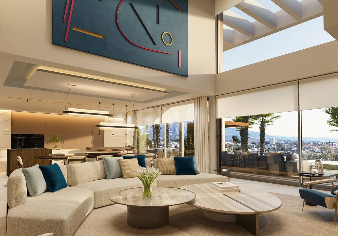 The Avenue, Innovative Villas Project within a Secure Oasis in the Best Area of Nueva Andalucía