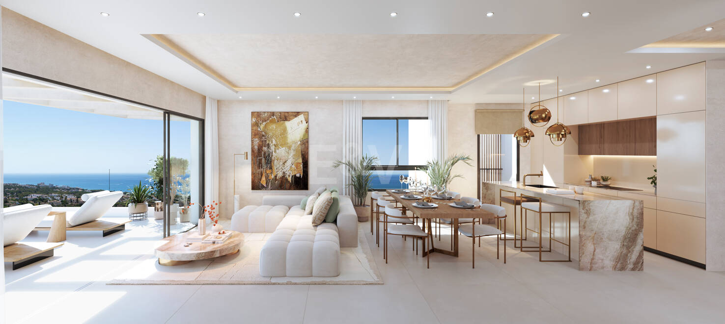 Appartements de luxe modernes dans un complexe prestigieux à Cabopino