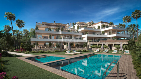 Modern luxury apartments in a prestigious complex in Cabopino