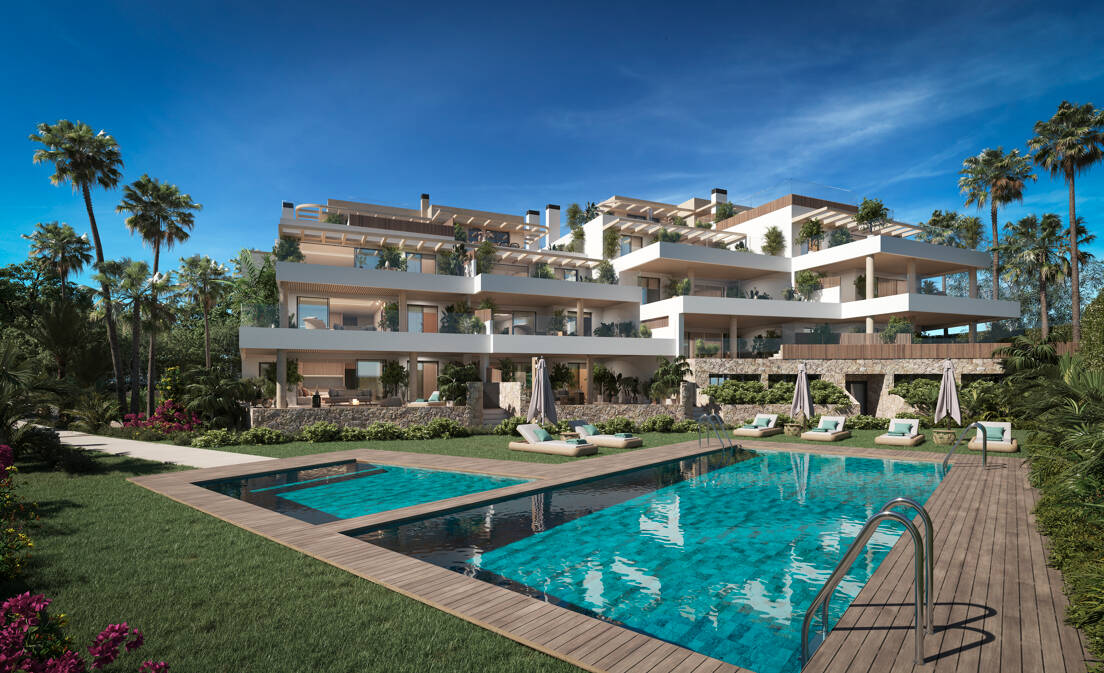 Aruna, Modern luxury apartments in a prestigious complex in Cabopino