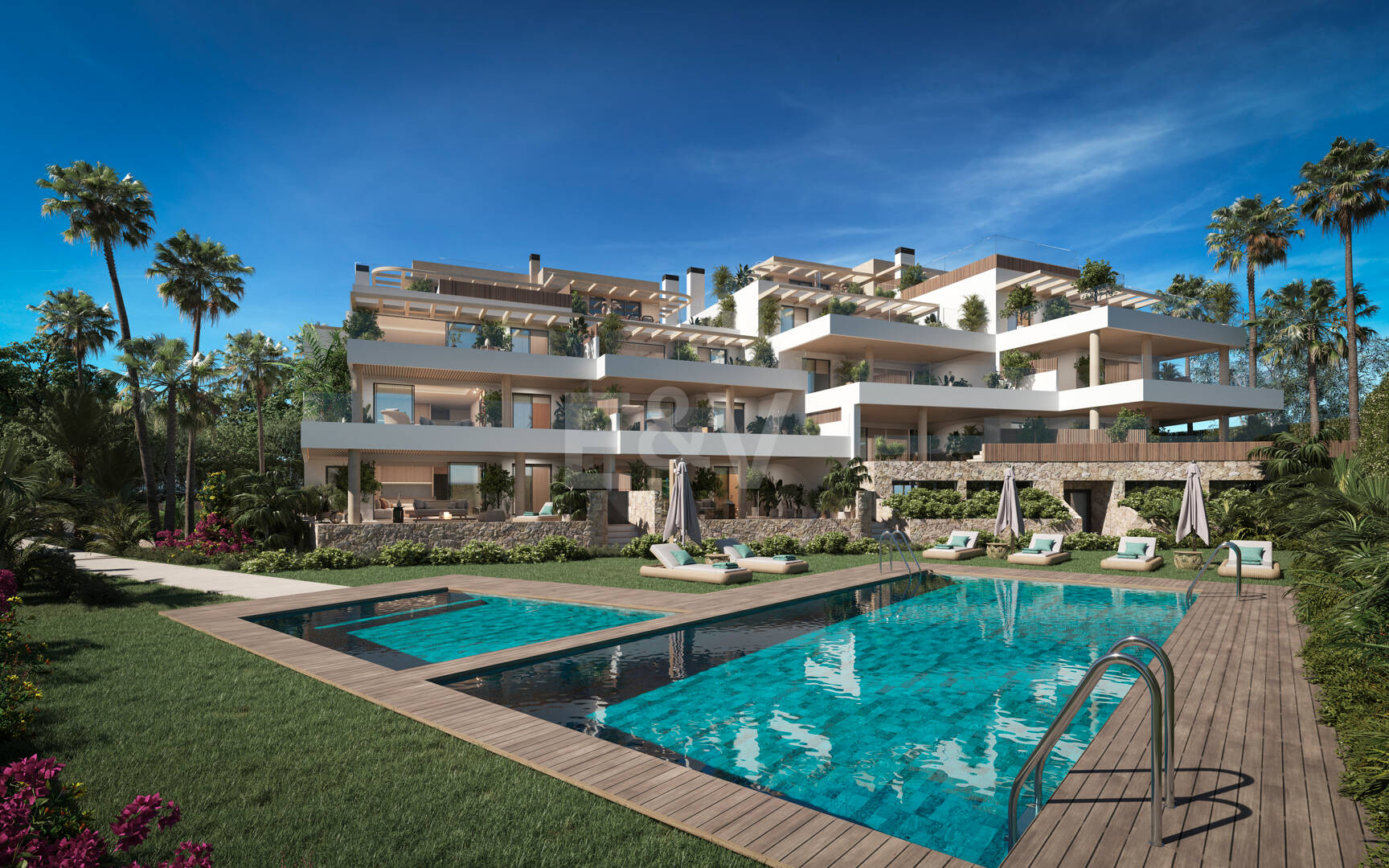 Aruna, Appartements de luxe modernes dans un complexe prestigieux à Cabopino