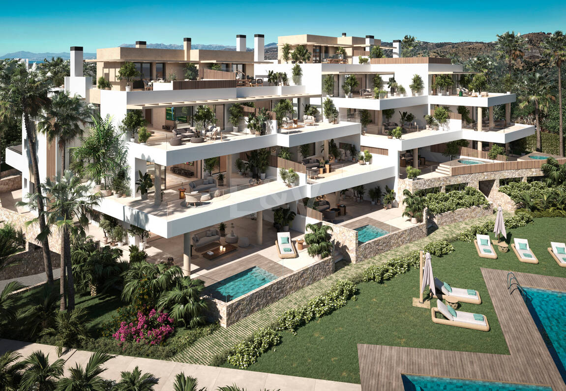 Aruna, Moderna lyxlägenheter i ett prestigefyllt komplex i Cabopino