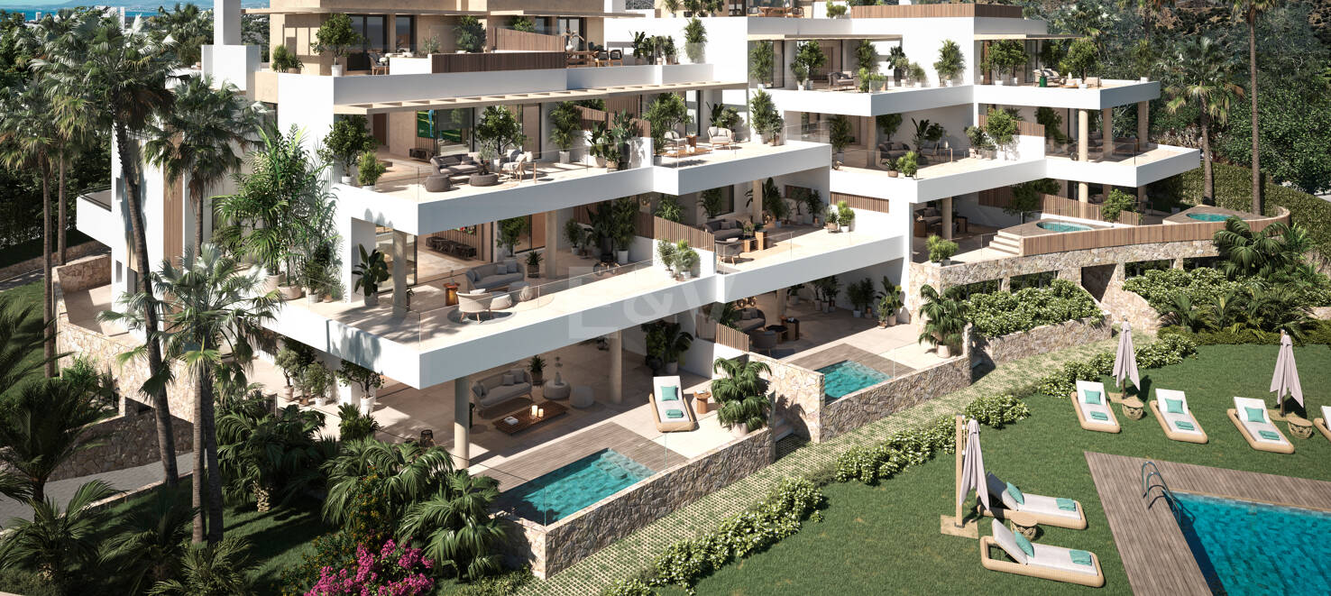 Appartements de luxe modernes dans un complexe prestigieux à Cabopino