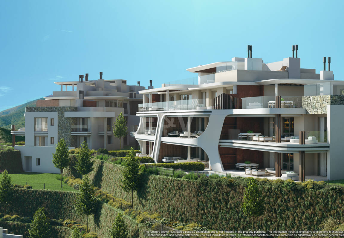 Enebros - Nouveau développement dans le Real de la Quinta - district de Benahavis