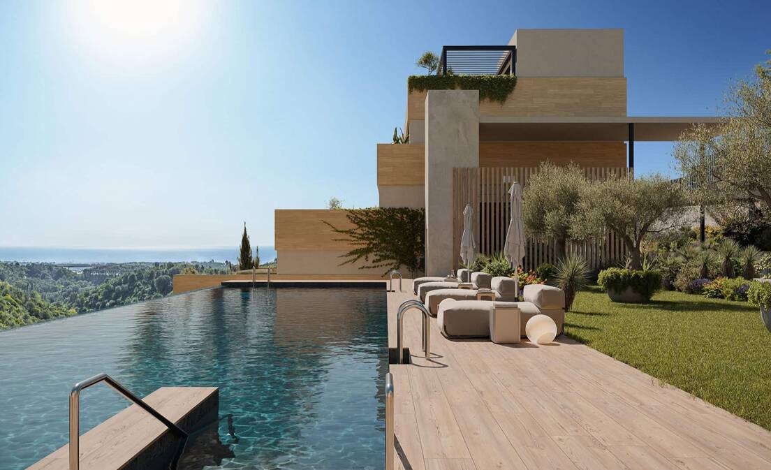 Vida Elevada con Vistas al Mediterráneo en Altos de Los Monteros