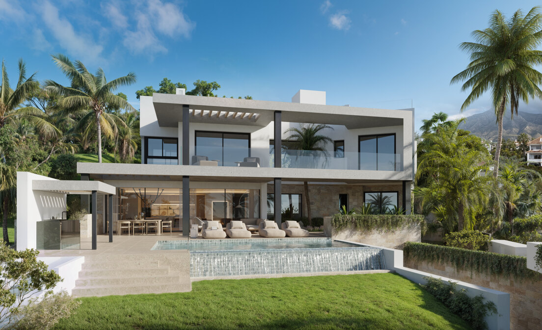 Exklusive 3-Villen-Entwicklung in Las Lomas del Marbella Club