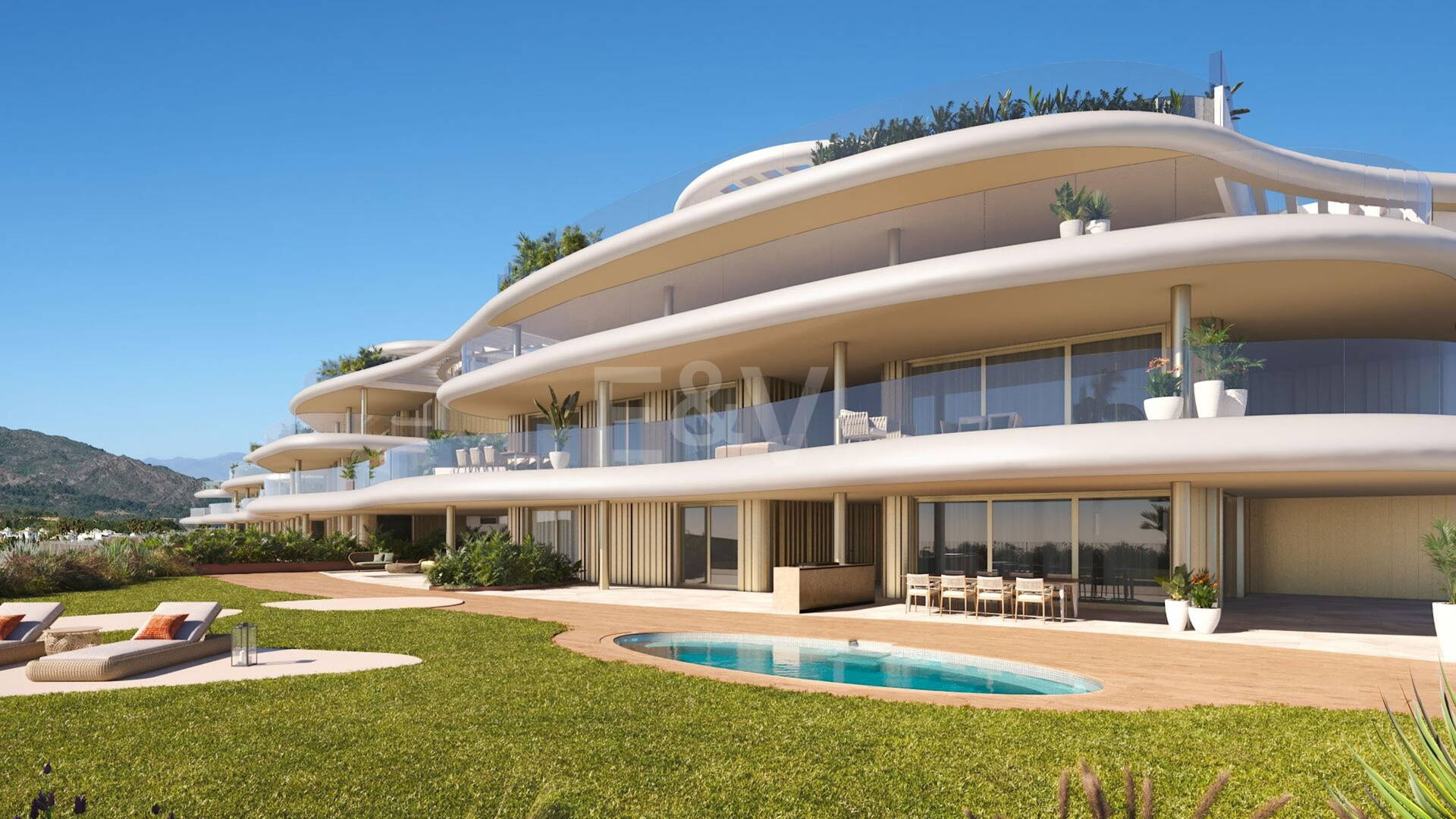 The Sky, Où le ciel rencontre la mer: Appartement élevé Vivre au-dessus de Marbella