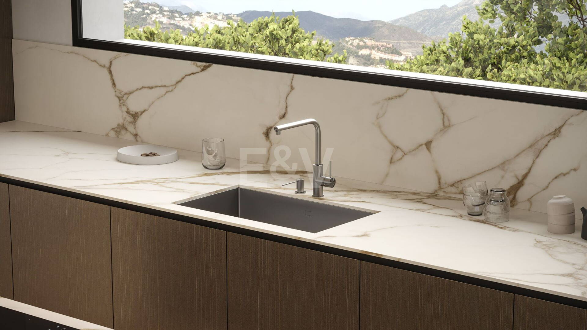 The Sky, Där himlen möter havet: Upphöjd lägenhet boende ovanför Marbella