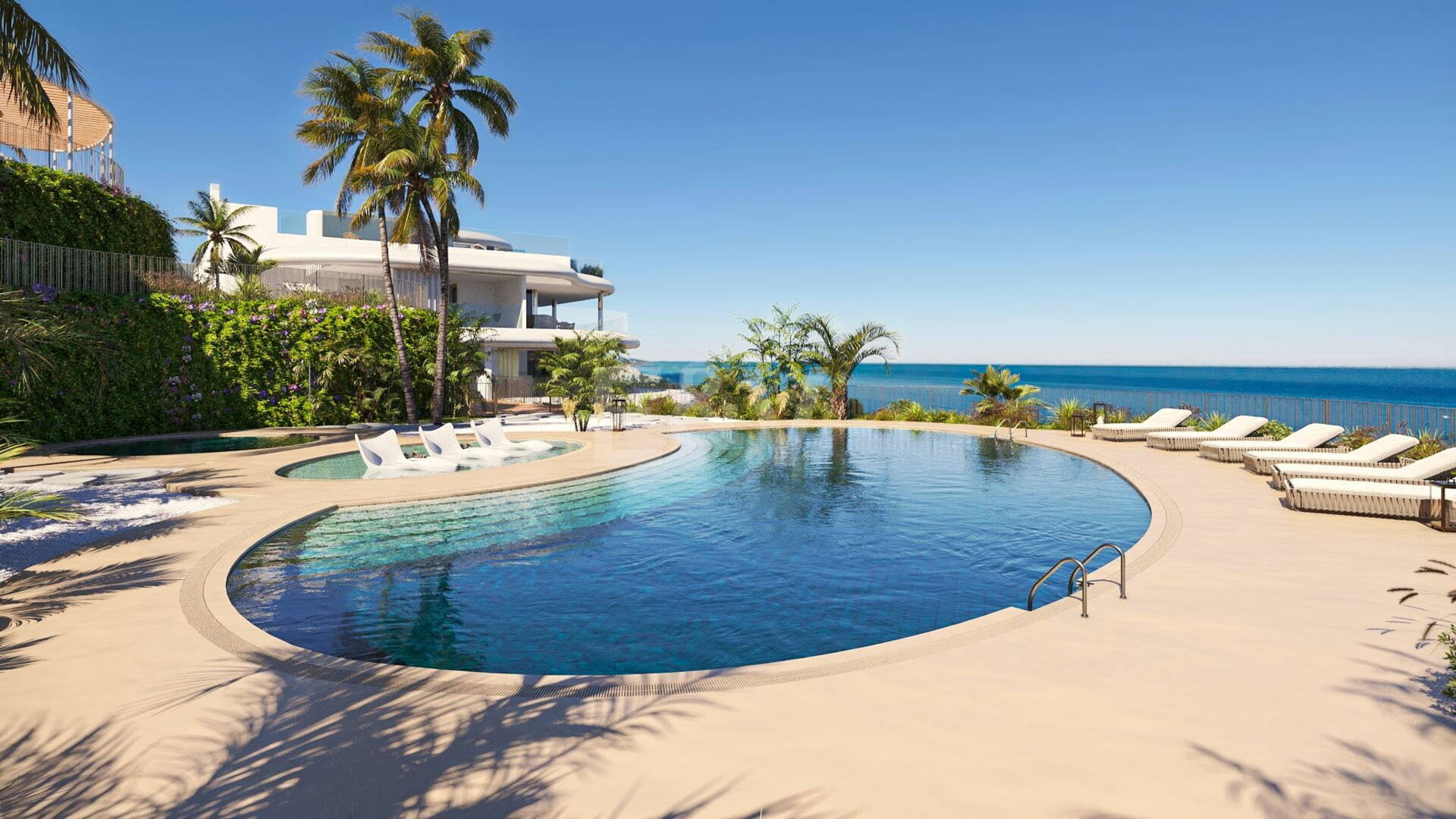 The Sky, Där himlen möter havet: Upphöjd lägenhet boende ovanför Marbella