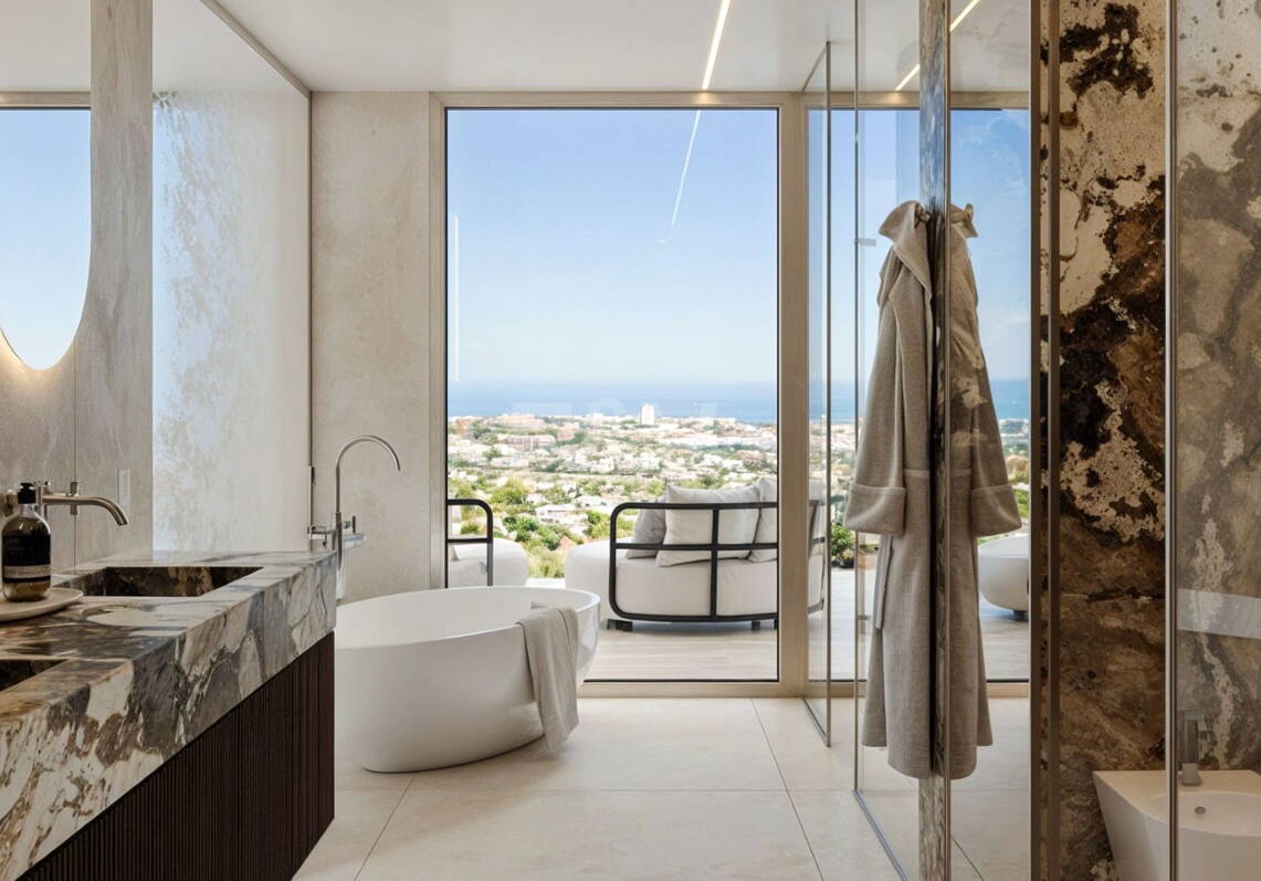 The Sky, Donde el cielo se encuentra con el mar: Apartamento elevado que vive sobre Marbella