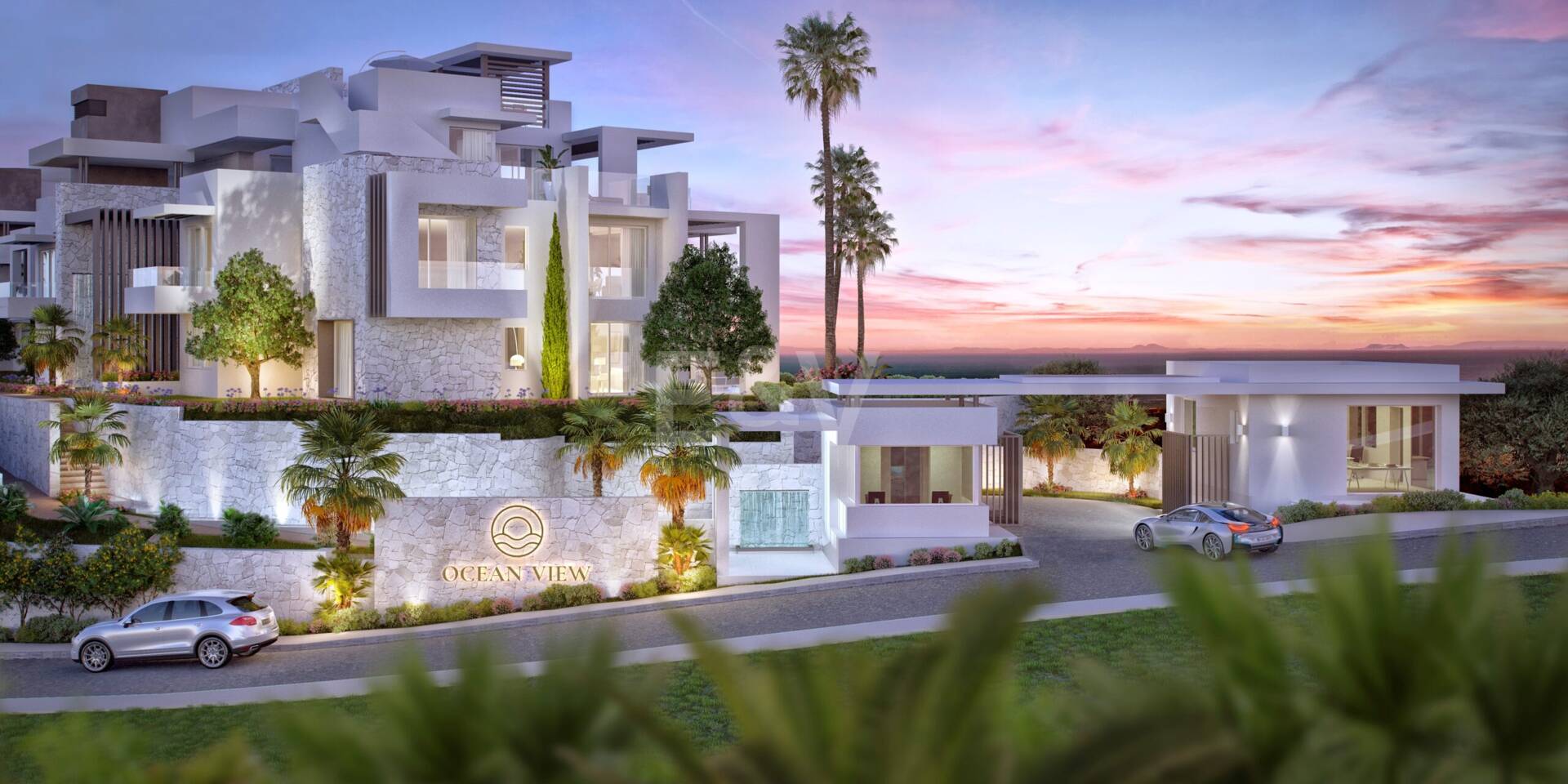 Ocean View, Ferienwohnungen in La Mairena mit Panoramablick