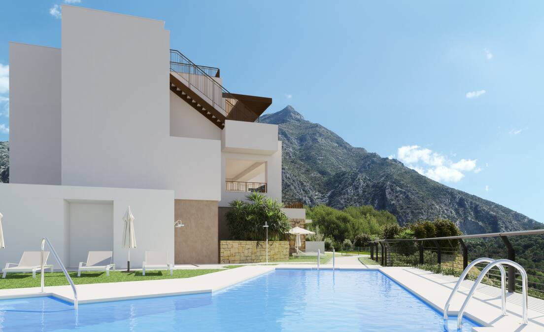 Exclusive residences with mountain and sea views