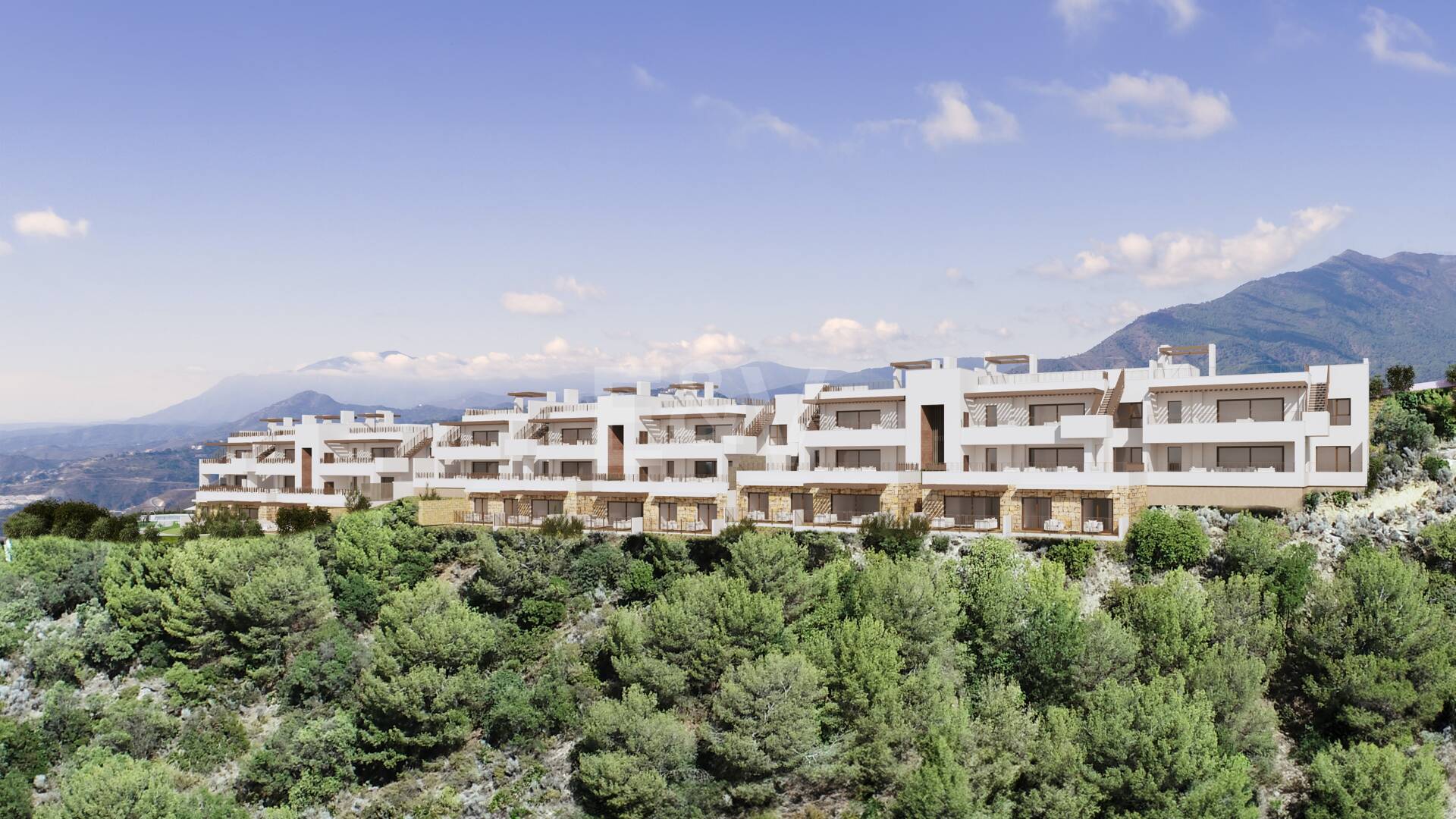 Almazara Forest, Residencias exclusivas con vistas a la montaña y al mar