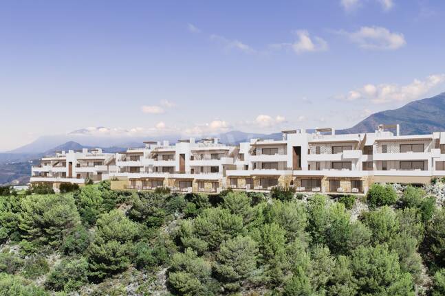 Almazara Forest, Exklusiva bostäder med utsikt över bergen och havet