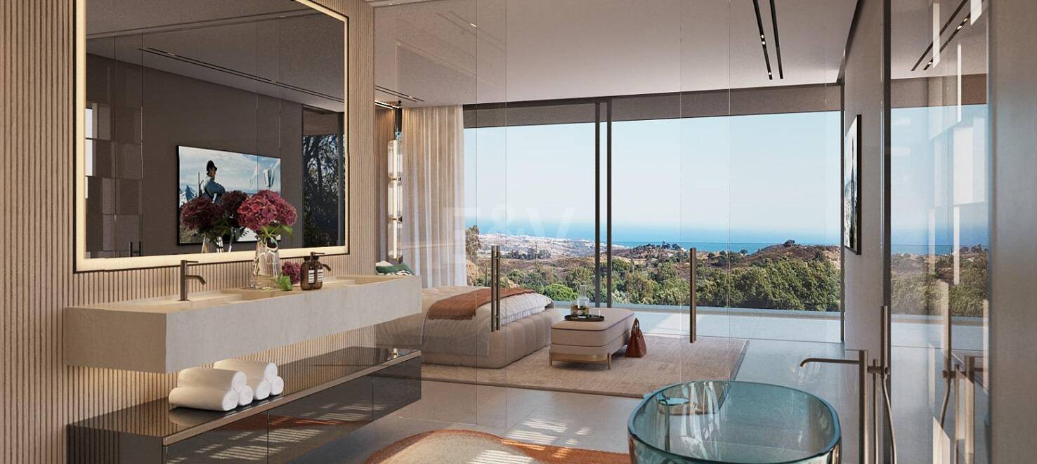 Amazing Semi-Detached Villas in La Mairena with Golf and Sea Views