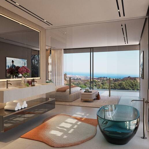 Amazing Semi-Detached Villas in La Mairena with Golf and Sea Views