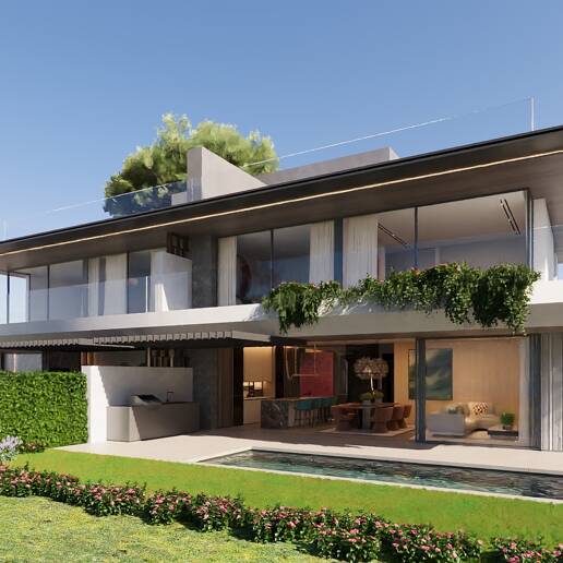 Amazing Semi-Detached Villas in La Mairena with Golf and Sea Views