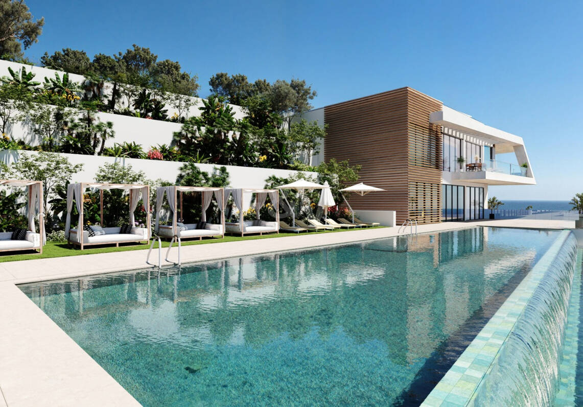 Serenity Hills, Vie contemporaine élevée avec vue panoramique sur la mer à Elviria Hills