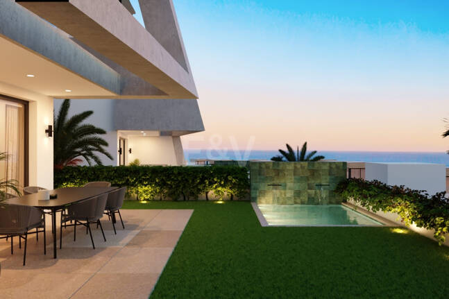 Serenity Hills, Podwyższone współczesne życie z panoramicznymi widokiem na morze w Elviria Hills