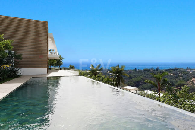 Serenity Hills, Podwyższone współczesne życie z panoramicznymi widokiem na morze w Elviria Hills