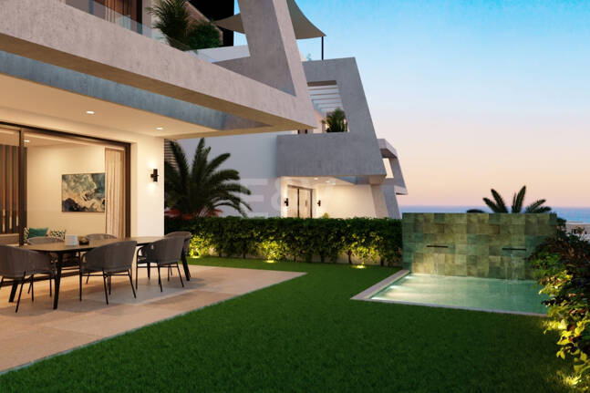 Serenity Hills, Podwyższone współczesne życie z panoramicznymi widokiem na morze w Elviria Hills