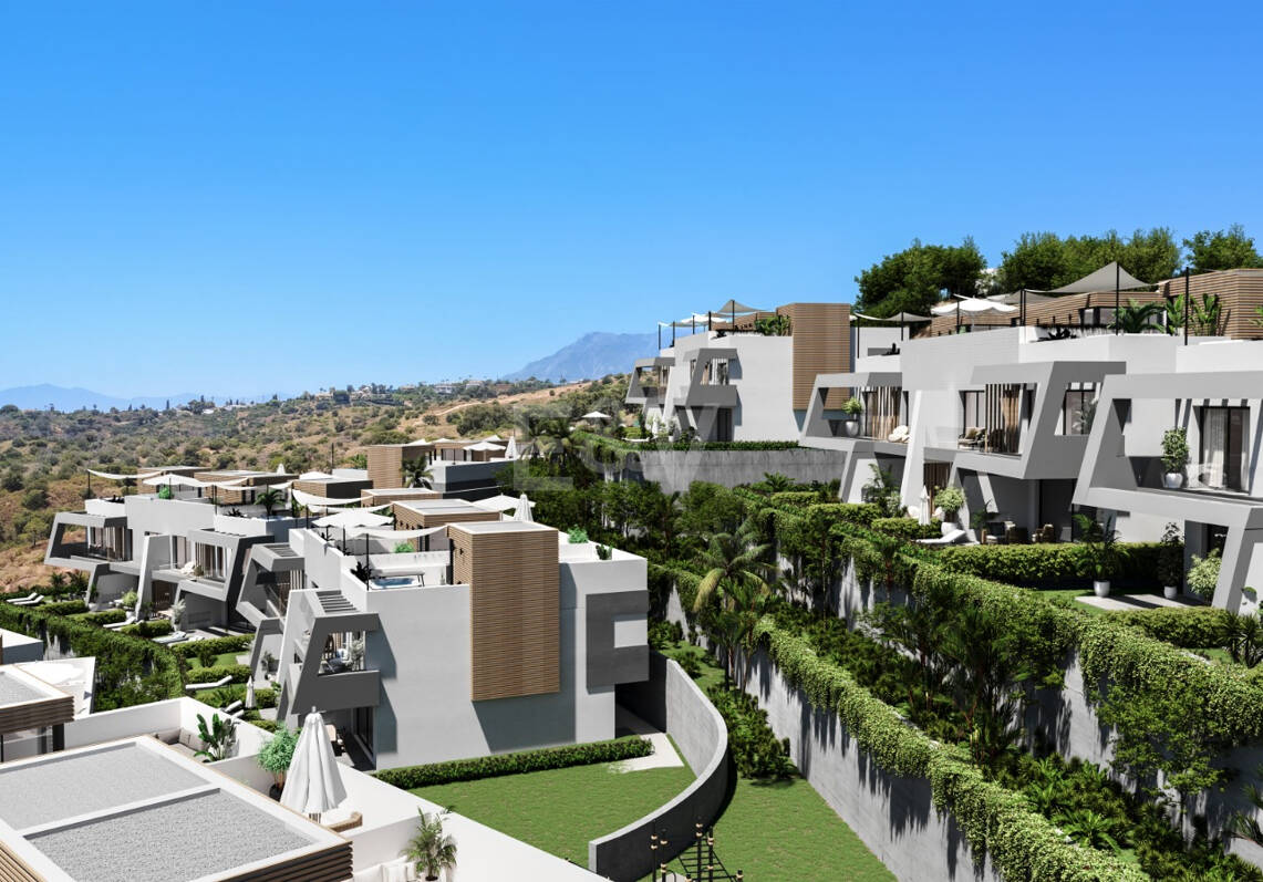 Serenity Hills, Vie contemporaine élevée avec vue panoramique sur la mer à Elviria Hills