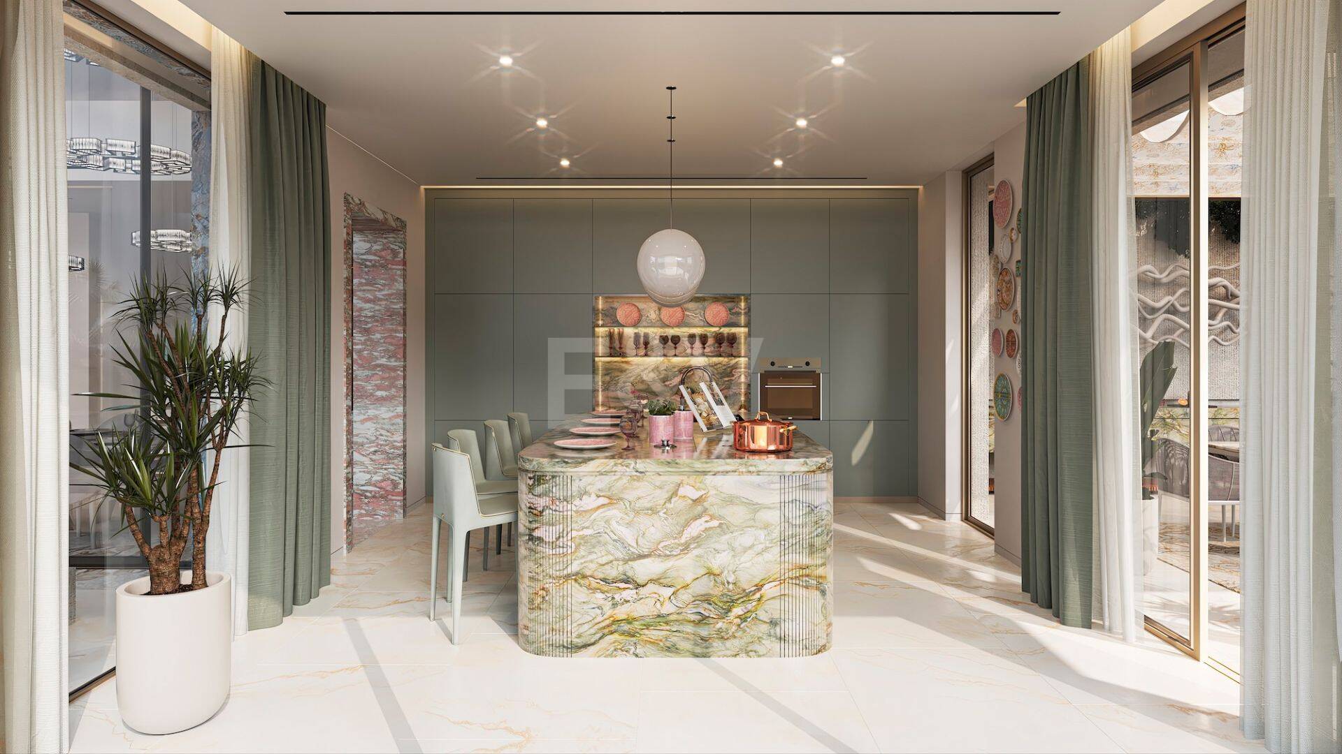 OCHO DE ORO by Versace Home, Acht Maßgeschneiderte Villen mit Innendesign von Versace Home