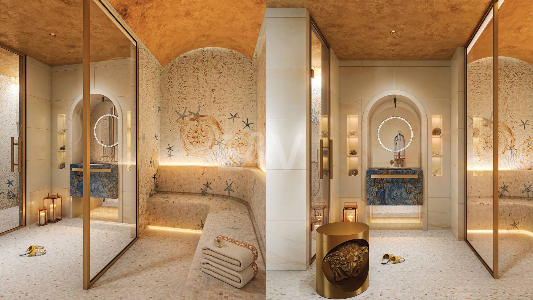 OCHO DE ORO by Versace Home, Eight Bespoke Villas with Interior Design by Versace Home