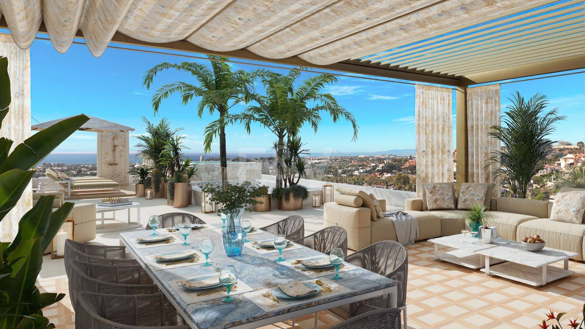 OCHO DE ORO by Versace Home, Acht Maßgeschneiderte Villen mit Innendesign von Versace Home