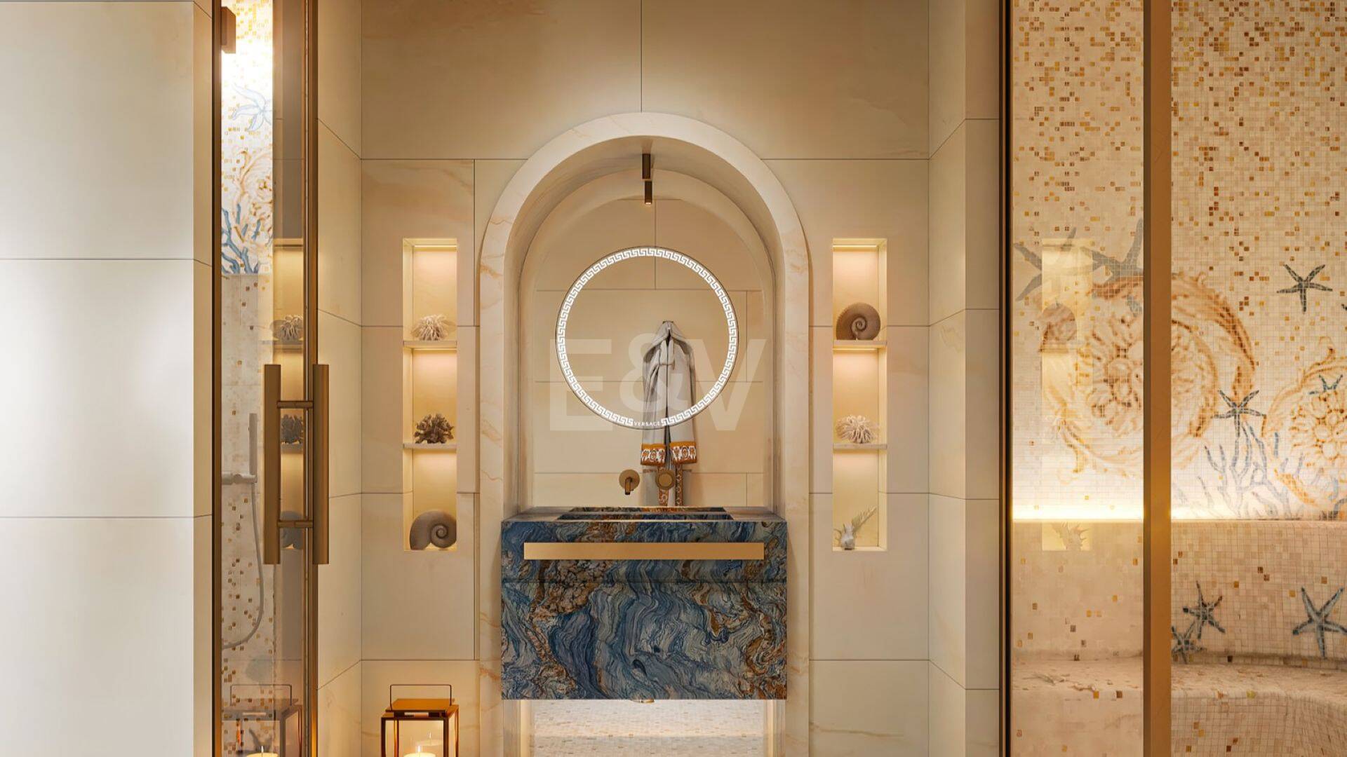 OCHO DE ORO by Versace Home, Acht Maßgeschneiderte Villen mit Innendesign von Versace Home