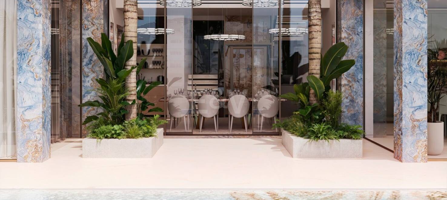 Eight Bespoke Villas with Interior Design by Versace Home