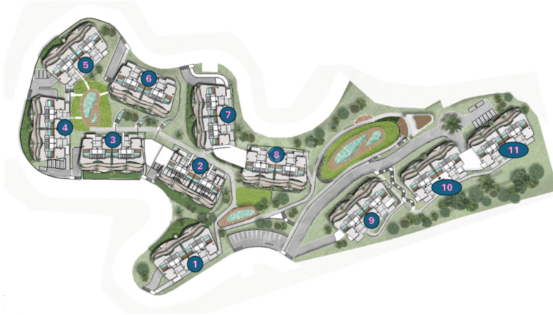 ZEW, Modern Apartments Surrounded by Nature with Sea Views and Resort-Style Amenities