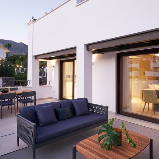 Lyxigt duplex takvåning i Marbella Golden Mile