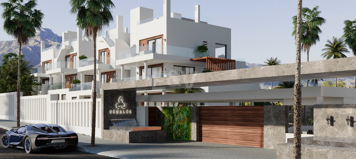 Benalus II - Bottenvåning duplex lägenhet på Golden Mile