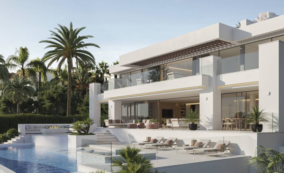 The most luxurious newly built villa with sea views in Sierra Blanca