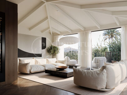 Villa Voir – Elegant Villa i Skandinavisk Stil med Havsutsikt i Nueva Andalucía