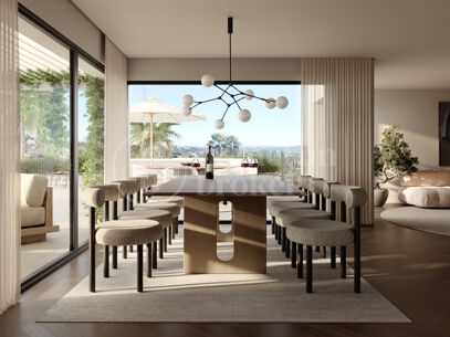 Villa Voir – Elegant Villa i Skandinavisk Stil med Havsutsikt i Nueva Andalucía