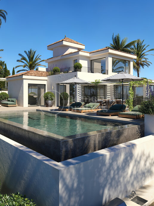 Villa Voir - Elegant Scandinavian style Villa with Sea Views in Nueva Andalucía