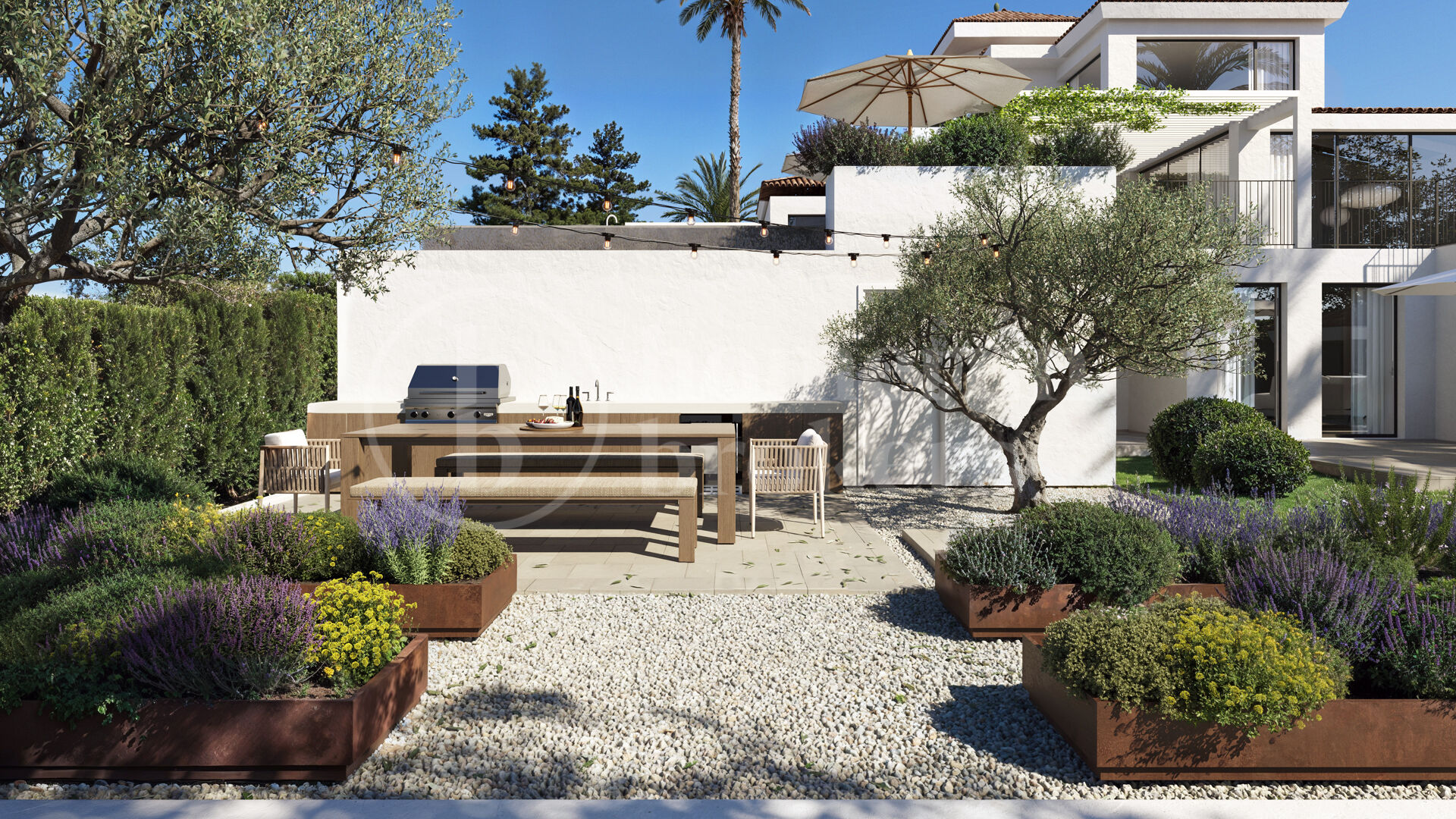 Villa Voir – Elegant Villa i Skandinavisk Stil med Havsutsikt i Nueva Andalucía