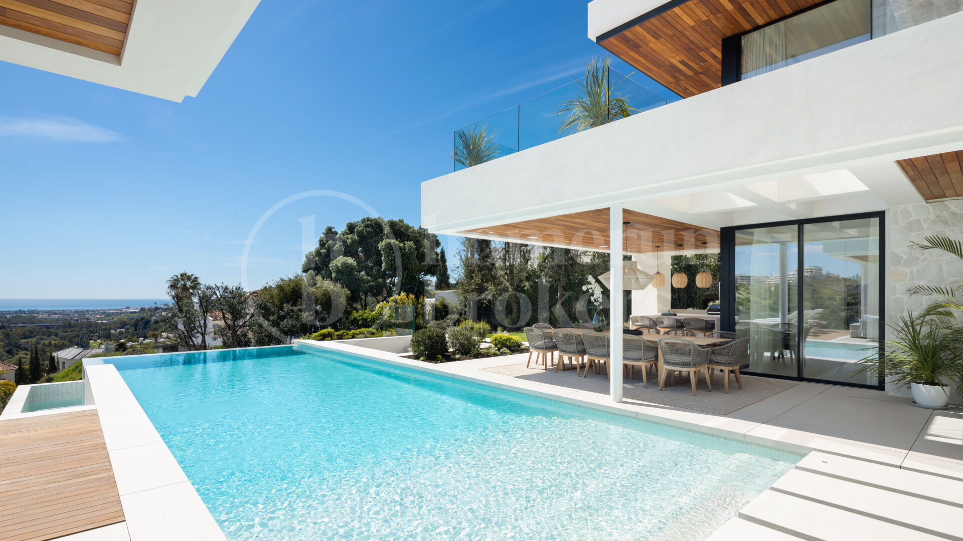Villa La Quinta 19 -med panoramautsikt över havet i Lomas de La Quinta