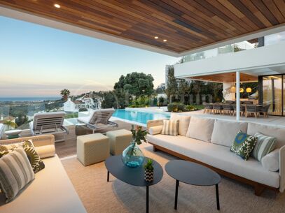 Villa La Quinta 19 -med panoramautsikt över havet i Lomas de La Quinta