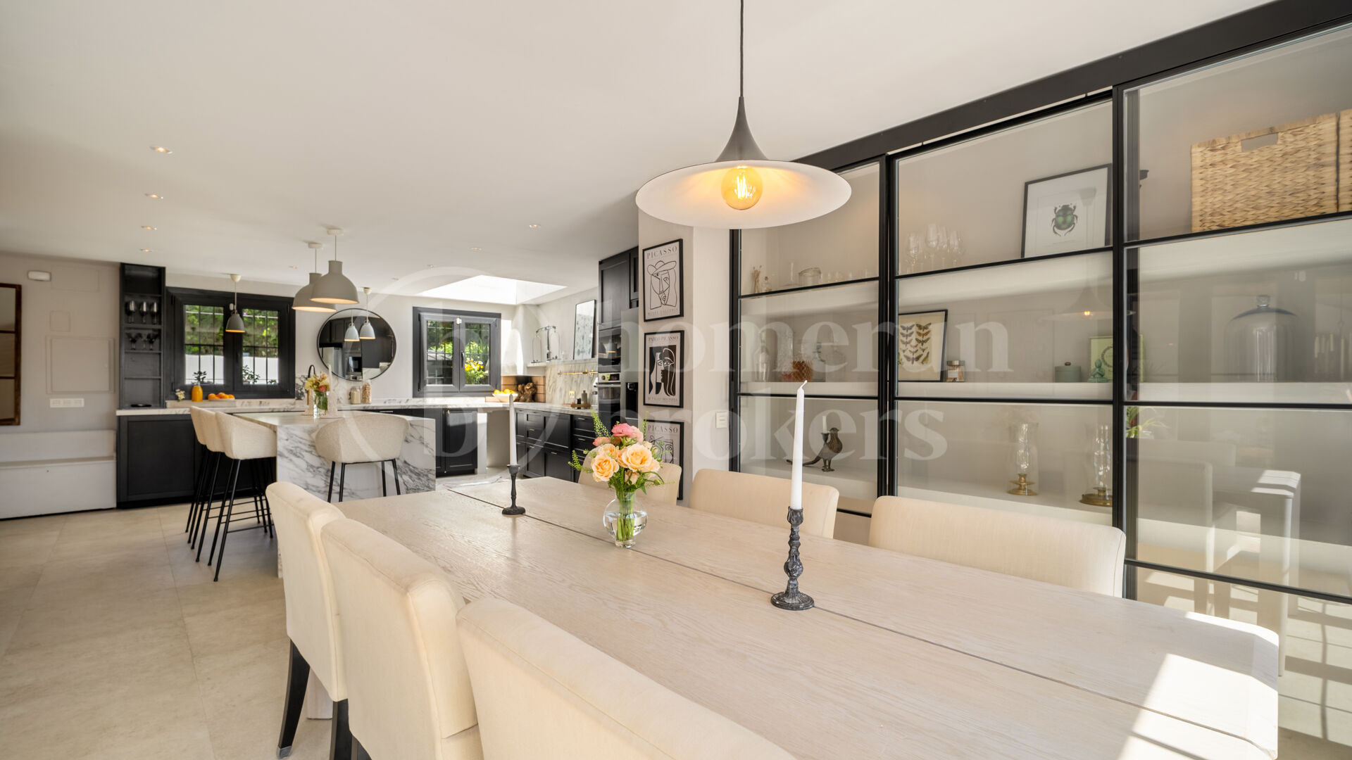 Casa Jimena – Renoverat Andalusiskt Radhus med Havsutsikt på Golden Mile i Marbella
