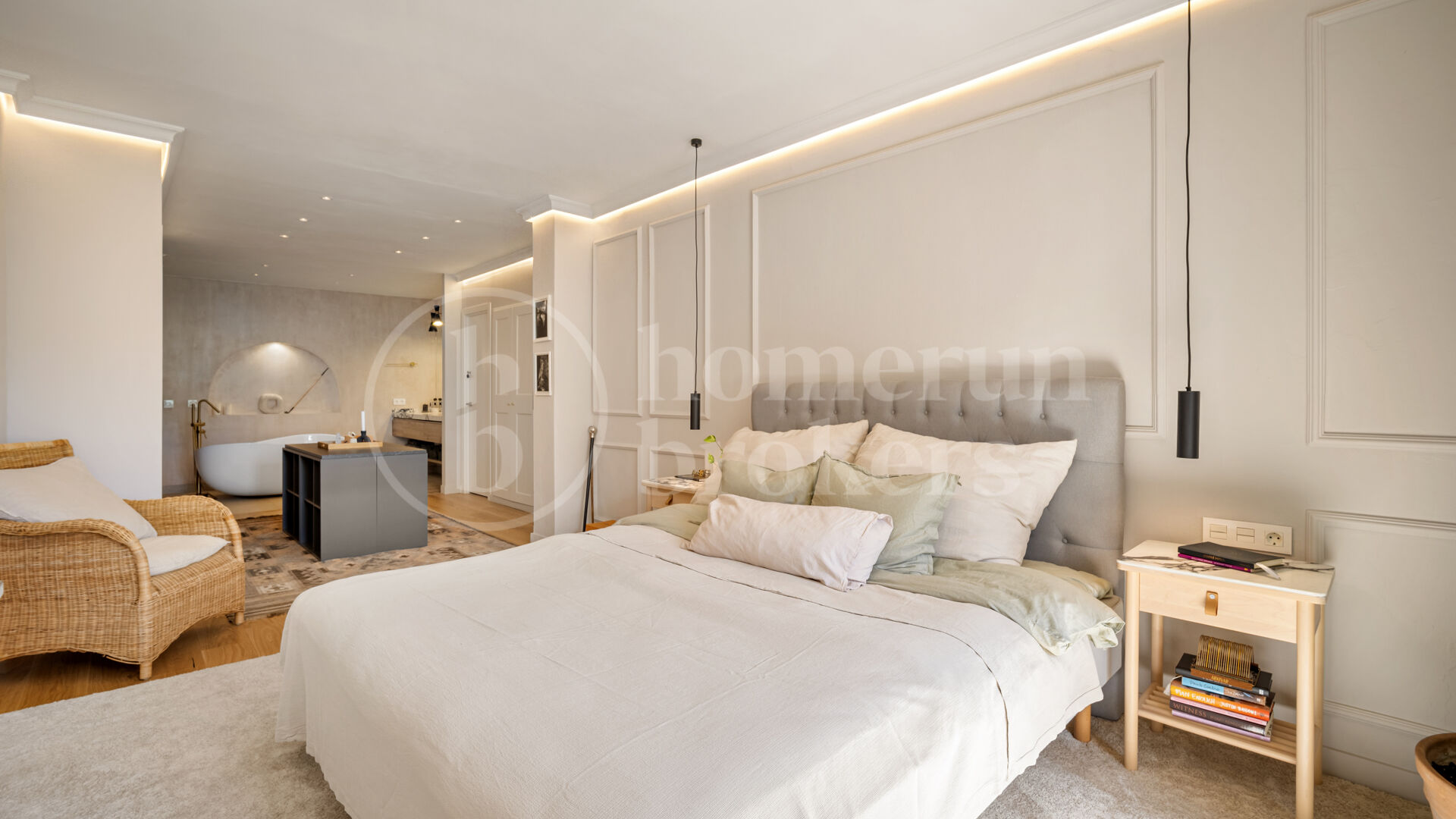 Casa Jimena – Renoverat Andalusiskt Radhus med Havsutsikt på Golden Mile i Marbella