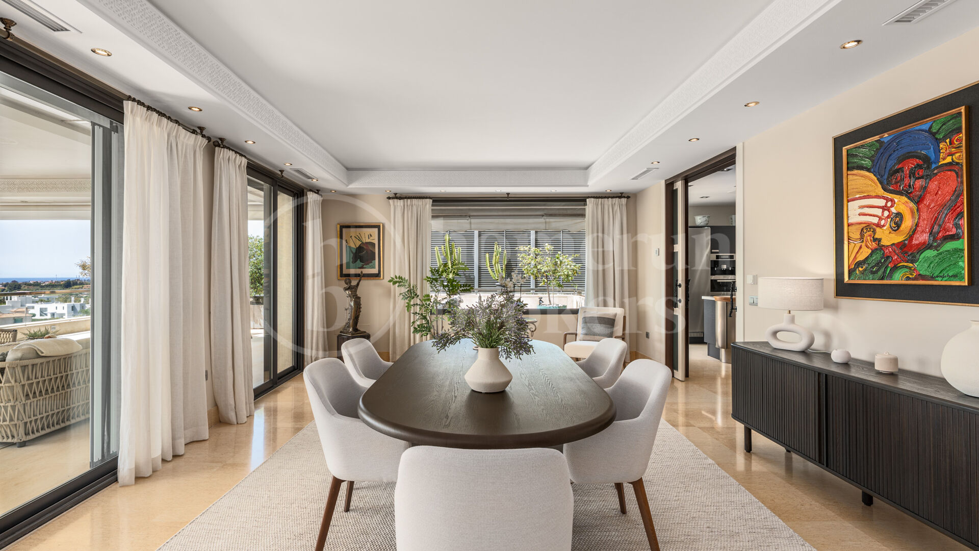 Penthouse Los Arrayanes - with Panoramic Sea Views and Private Pool in Nueva Andalucia