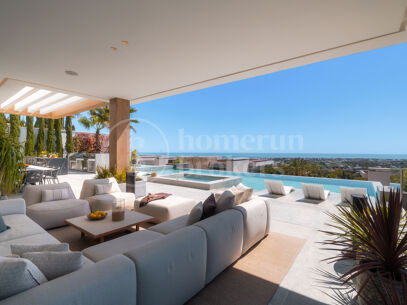 The Hills 10 – Ultra Lyxvilla med Panoramautsikt över Havet i El Herrojo Alto, La Quinta