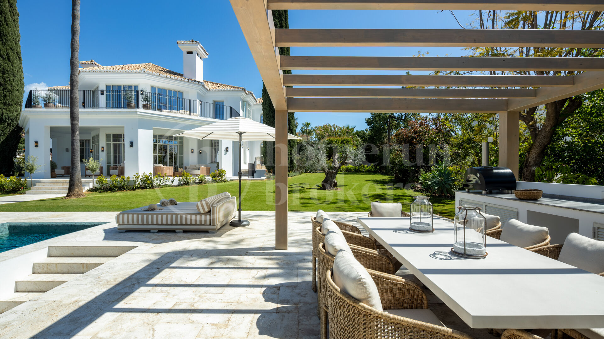 Villa Karina – Lyxig Villa med 5 Sovrum, Pool, Gym och Spa i Hjärtat av Nueva Andalucía