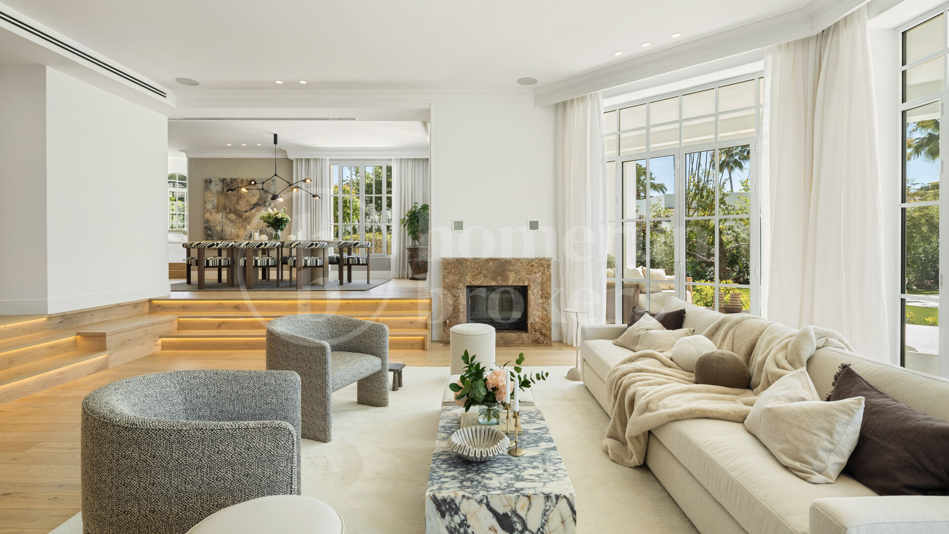 Villa Karina – Lyxig Villa med 5 Sovrum, Pool, Gym och Spa i Hjärtat av Nueva Andalucía