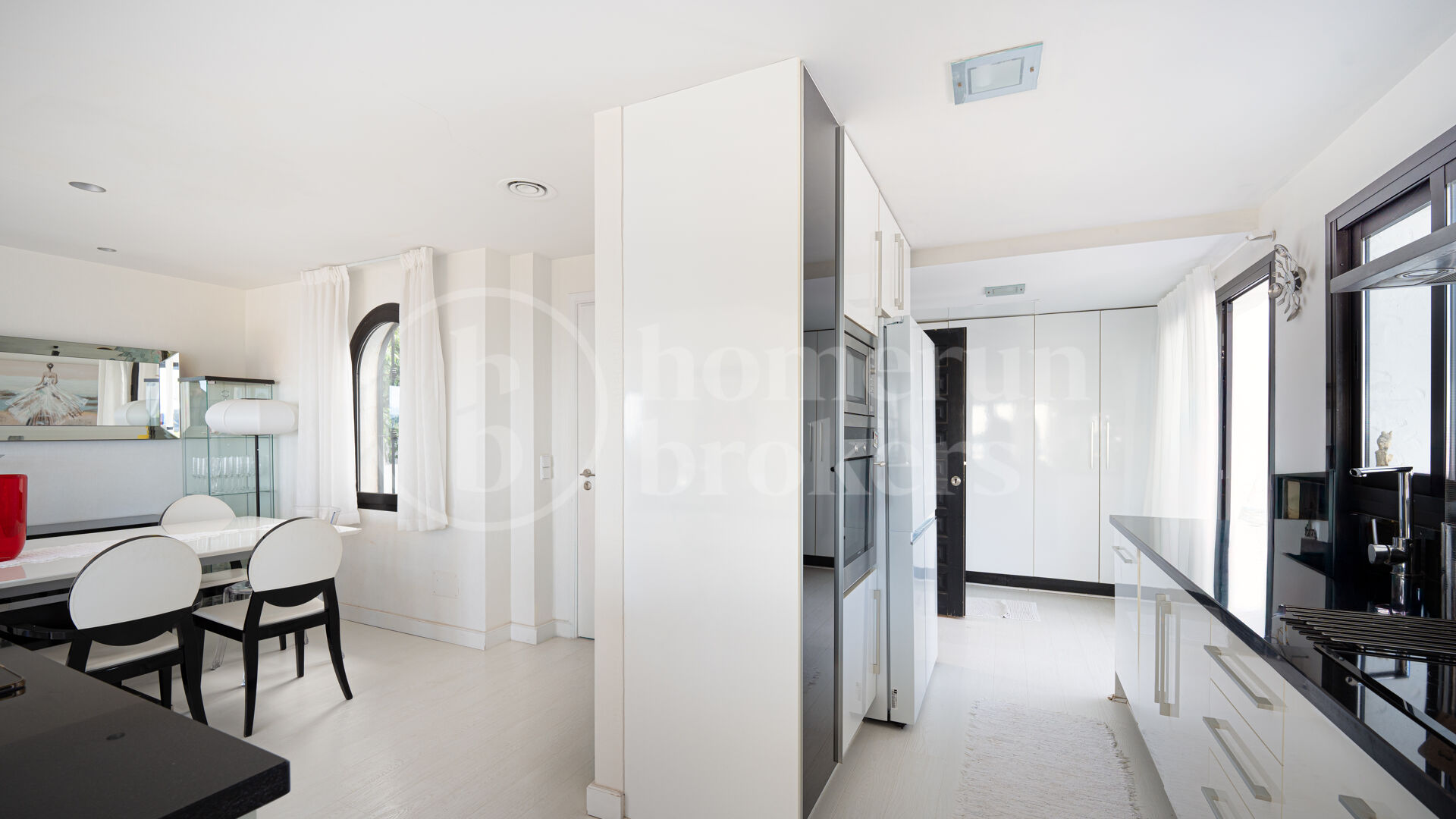 Takvåning El Coto - med havsutsikt i inhägnat område på Golden Mile